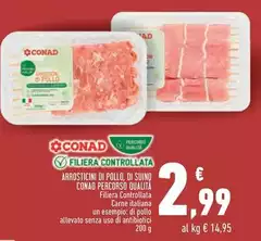 Conad - Arrosticini Di Pollo Di Suino Percorso Qualità