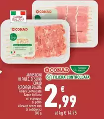 Conad - Arrosticini Di Pollo Di Suino