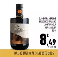 Dea - Olio Extra Vergine Biologico Italiano