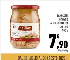 Callipo - Trancetti Di Tonno All'olio Di Oliva