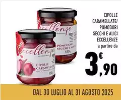 Luglio - Cipolle Caramellate/pomodori Secchi E Alici