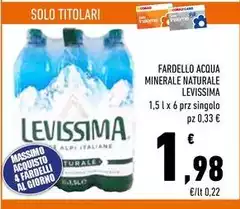 Levissima - Fardello Acqua Minerale Naturale