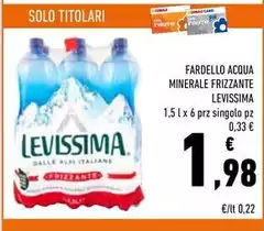 Levissima - Fardello Acqua Minerale Frizzante