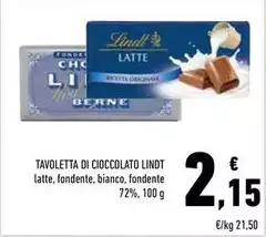 Lindt - Tavoletta Di Cioccolato