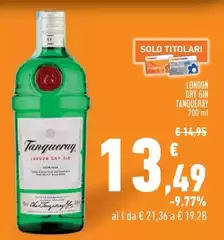 Tanqueray - London Dry Gin