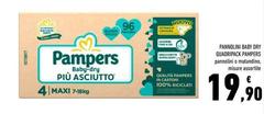 Pampers - Pannolini Baby Dry Quadripack