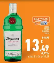 Tanqueray - London Bar Gin