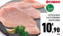 Conad - Petto Di Pollo A Fette Percorso Qualità