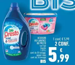 Bio Presto - Detersivo Per Lavatrice
