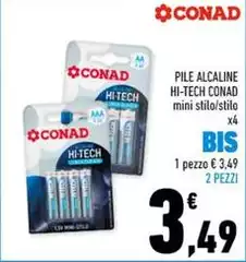Conad - Pile Alcaline Hi-Tech