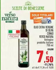 Benessere - Olio Extra Vergine Di Oliva Verso Natura
