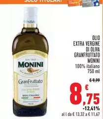 Monini - Olio Extra Vergine Di Oliva Granfruttato