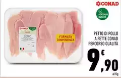 Conad - Petto Di Pollo A Fette Percorso Qualità