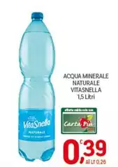 Vitasnella - Acqua Minerale Naturale