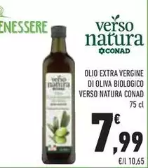 Conad - Olio Extra Vergine Di Oliva Biologico Verso Natura