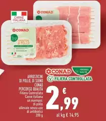 Conad - Arrosticini Di Pollo Di Suino Percorso Qualità