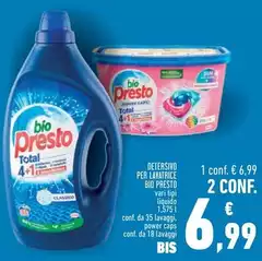 Bio Presto - Detersivo Per Lavatrice