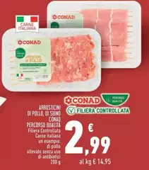 Conad - Arrosticini Di Pollo Di Suino Percorso Qualità