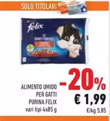 Purina - Alimento Umido Per Gatti Felix