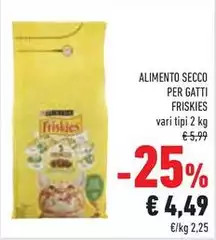 Purina - Alimento Secco Per Gatti Friskies