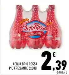 Brio - Acqua  Rossa Più Frizzante
