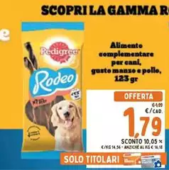 Pedigree - Alimento Complementare Per Cani, Gusto Manzo E Pollo