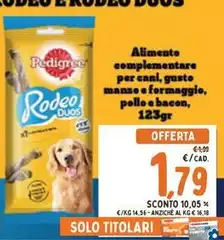 Pedigree - Alimento Complementare Per Cani, Gusto Manzo E Formaggio, Pollo E Bacon