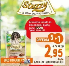 Stuzzy - Alimento Umido In Bocconcini Busta Cane