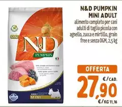 N&D - Pumpkin Mini Adult