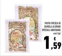 Pasta Fresca Di Semola Ai Grani Speciali Abatianni
