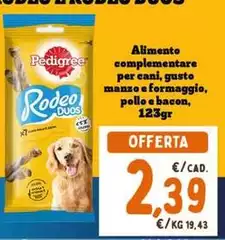 Pedigree - Alimento Complementare Per Cani, Gusto Manzo E Formaggio, Pollo E Bacon