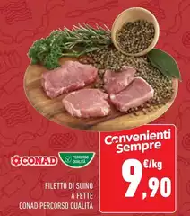 Conad - Filetto Di Suino A Fette Percorso Qualità