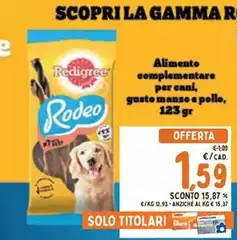 Pedigree - Alimento Complementare Per Cani, Gusto Manzo E Pollo