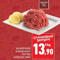 Sapori - Macinato Magro Di Bovino Adulto Scottona &Idee