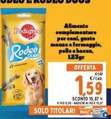 Pedigree - Alimento Complementare Per Cani, Gusto Manzo E Formaggio, Pollo E Bacon