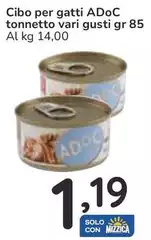 Adoc - Cibo Per Gatti Tonnetto