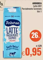 Arborea - Latte UHT Parzialmente Scremato