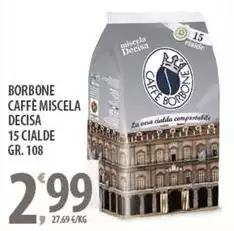 Caffe borbone - Caffe Miscela Decisa 15 Cialde
