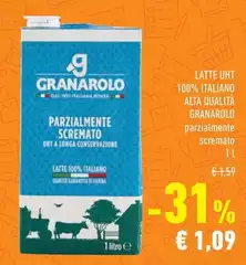 Granarolo - Latte UHT 100% Italiano Alta Qualità