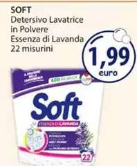 Soft - Detersivo Lavatrice In Polvere Essenza Di Lavanda 22 Misurini