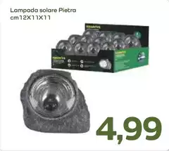 Lampada Solare Pietra