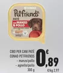 Conad - Cibo Per Cani Pate Petfriends