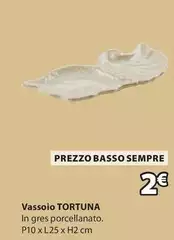Basso - Vassoio Tortuna