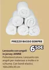 Basso - Lenzuolo Con Angoli In Jersey Janne