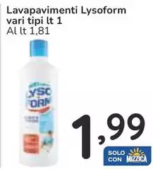 Lysoform - Lavapavimenti
