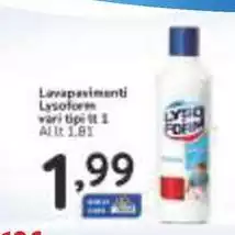 Lysoform - Lavapavimenti
