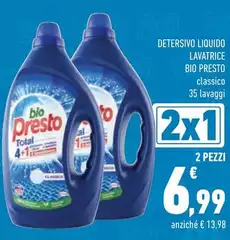 Bio Presto - Detersivo Liquido Lavatrice