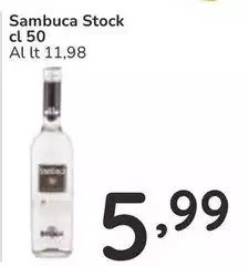 Stock - Sambuca