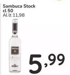 Stock - Sambuca