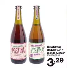 Strong - Birra  Red Ale 6,6°